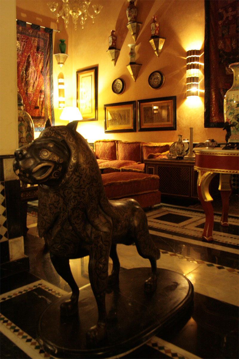 Mogul lion in the salon du lion